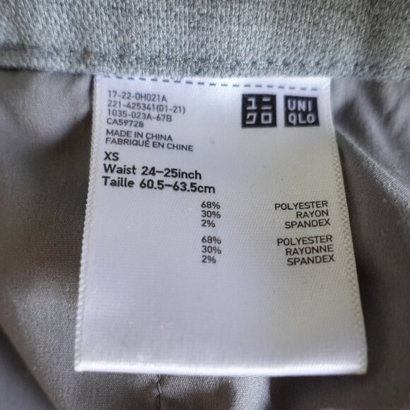 Uniqlo Grey High Waisted Wide Leg Pant Size XS Like new - Picture 9 of 11